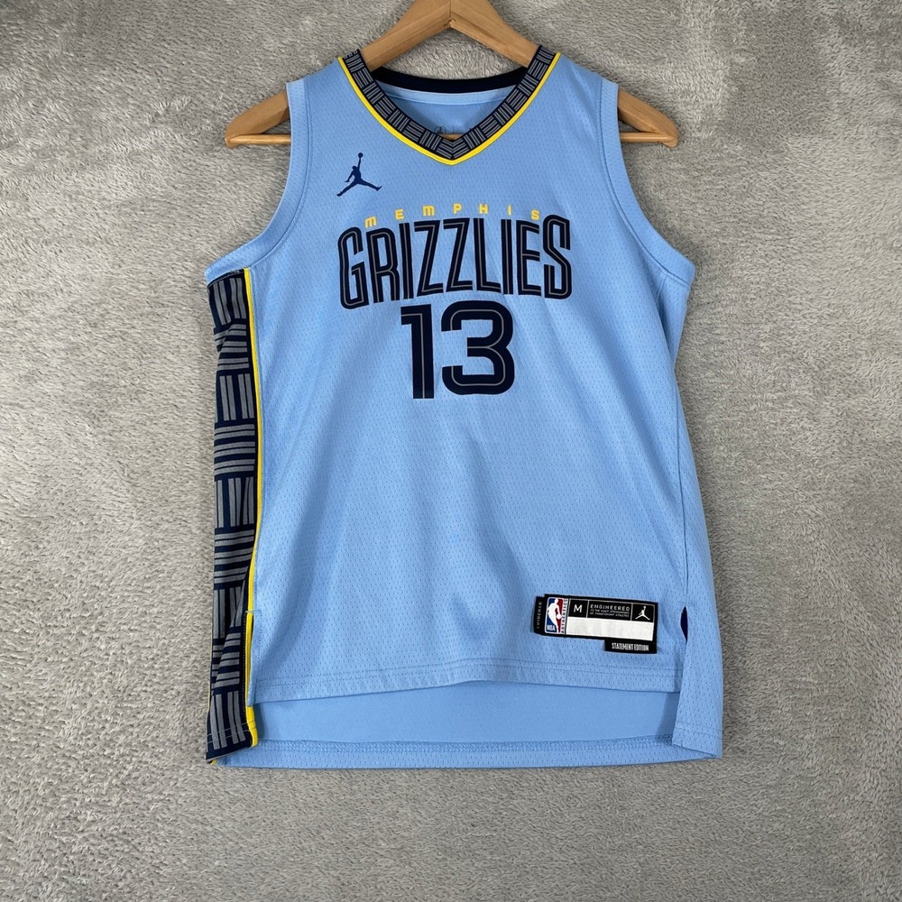 Memphis Grizzlies Jersey Kids Medium Blue Jaren Jackson‎ Jr Statement Edition